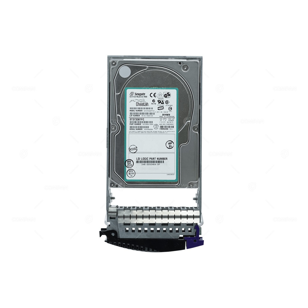 348-0050464-SP LSI LOGIC HARD DRIVE 73GB 10K 2G FIBRE CHANNEL FC 3.5 LFF ST373307FC